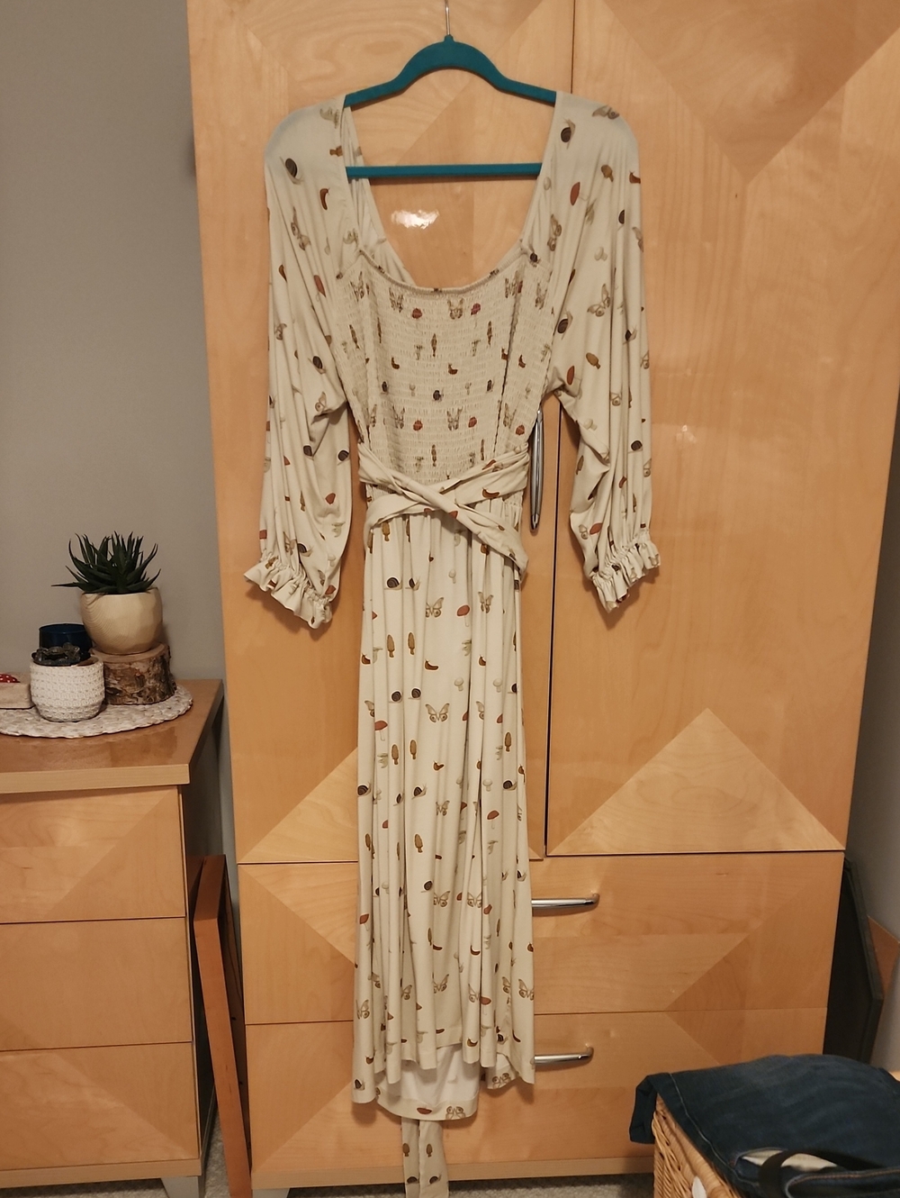 Burch Apparel Xl Woodland Patterned Dress